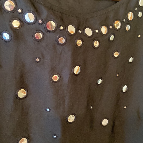 Michael Kors Silky Mirror Blouse - Picture 3 of 7
